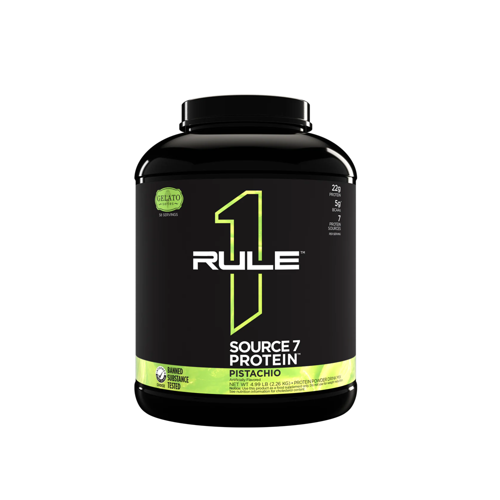 Rule1 Source 7 Protein - Pistacho Gelato, 2.27kg